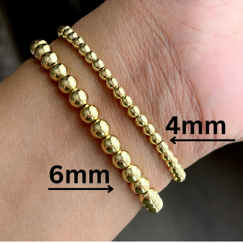 18k Gold Filled Beaded Bracelet