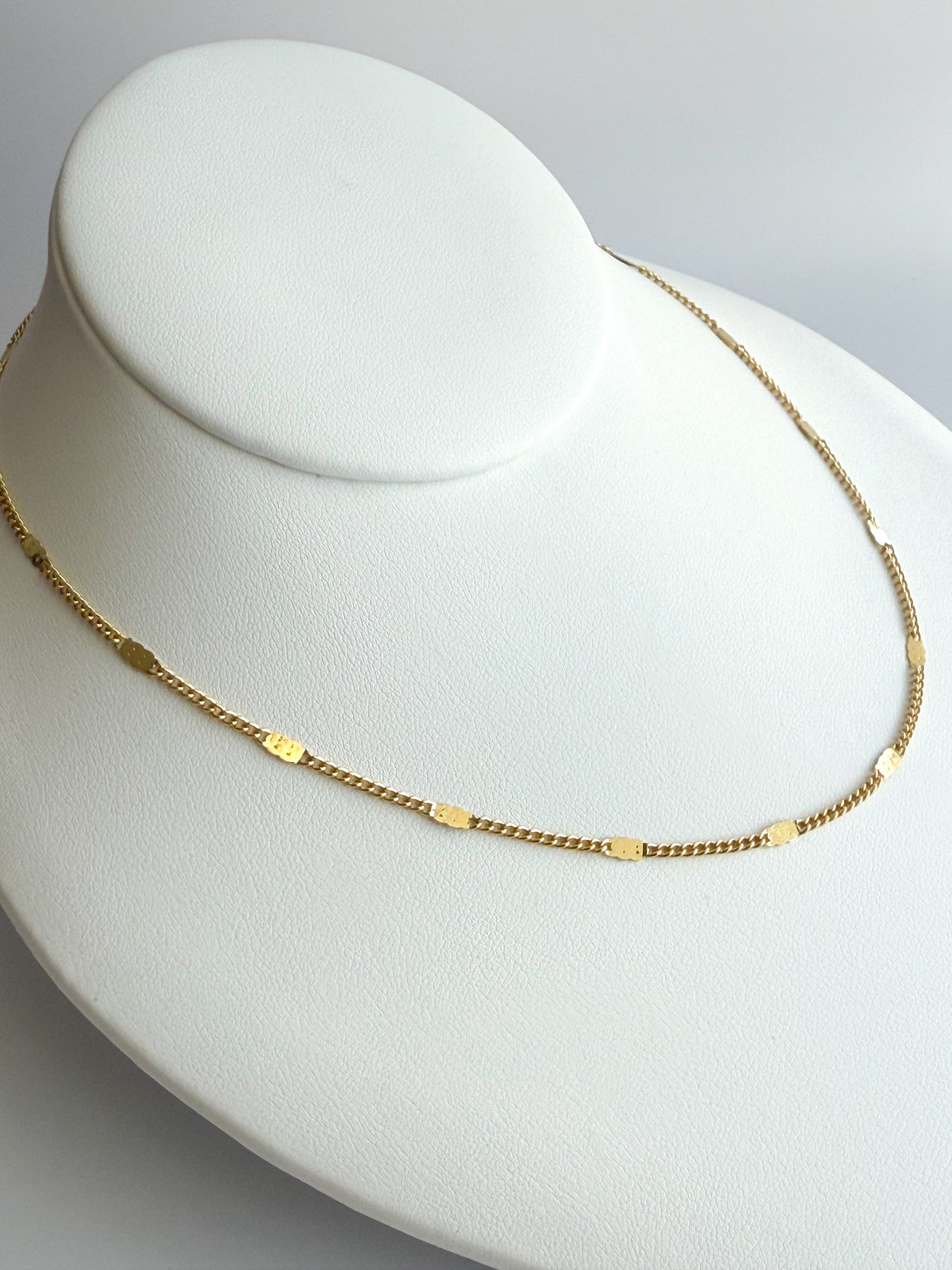 Dainty Cuban Chain Necklace