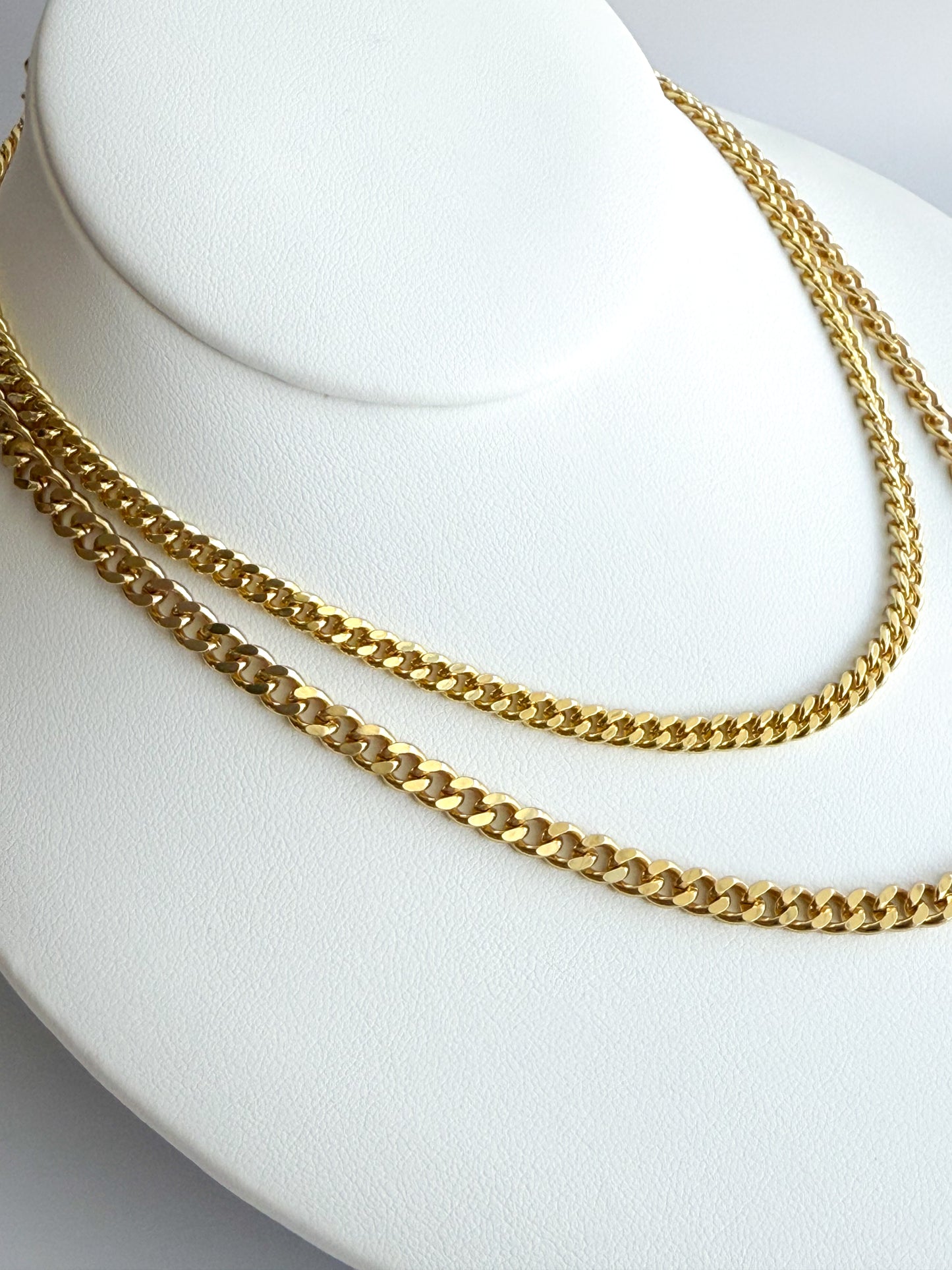 4mm Cuban Link Chain Necklace