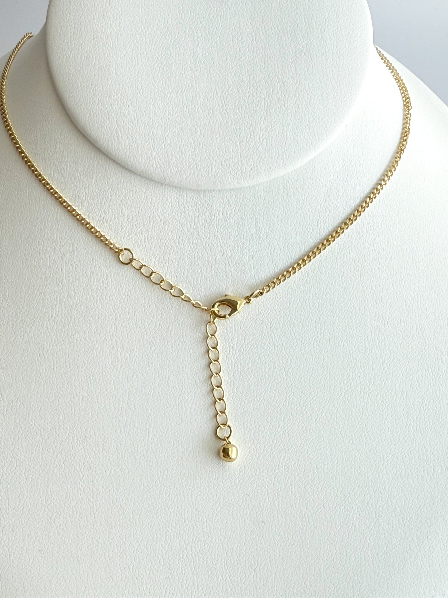 Minimalist Gold Bar Necklace