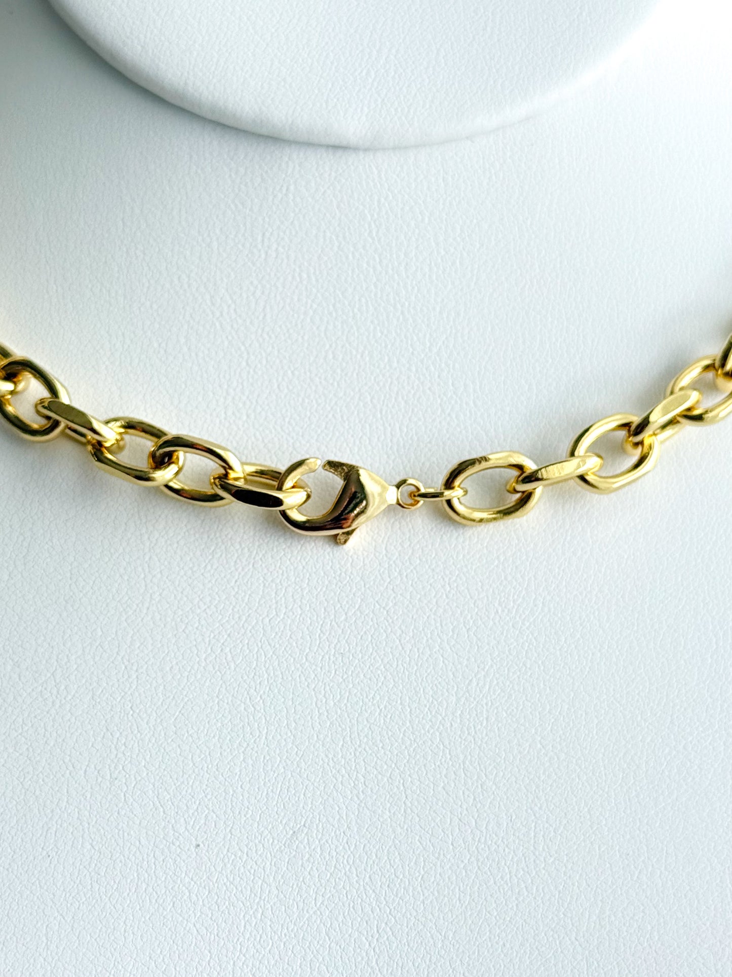 Orange Horseshoe Necklace