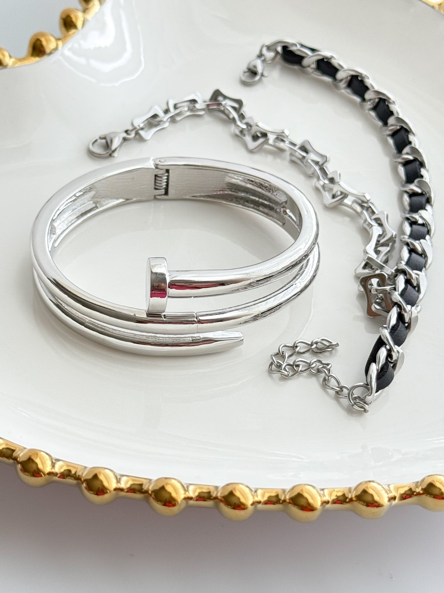 Hinged Nail Bangle