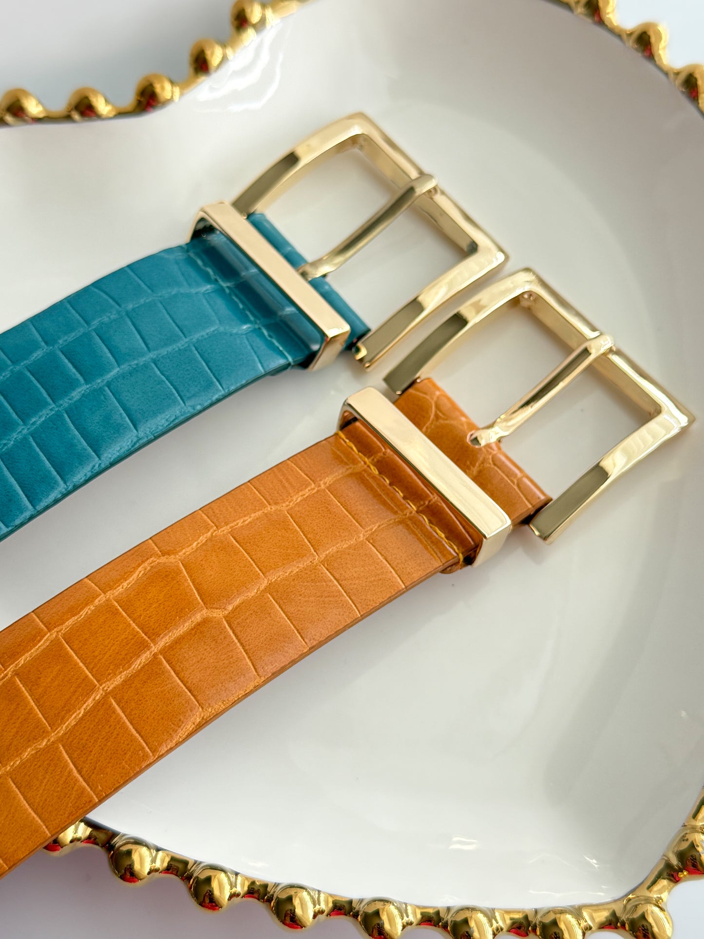 PU Croc Leather Bracelet