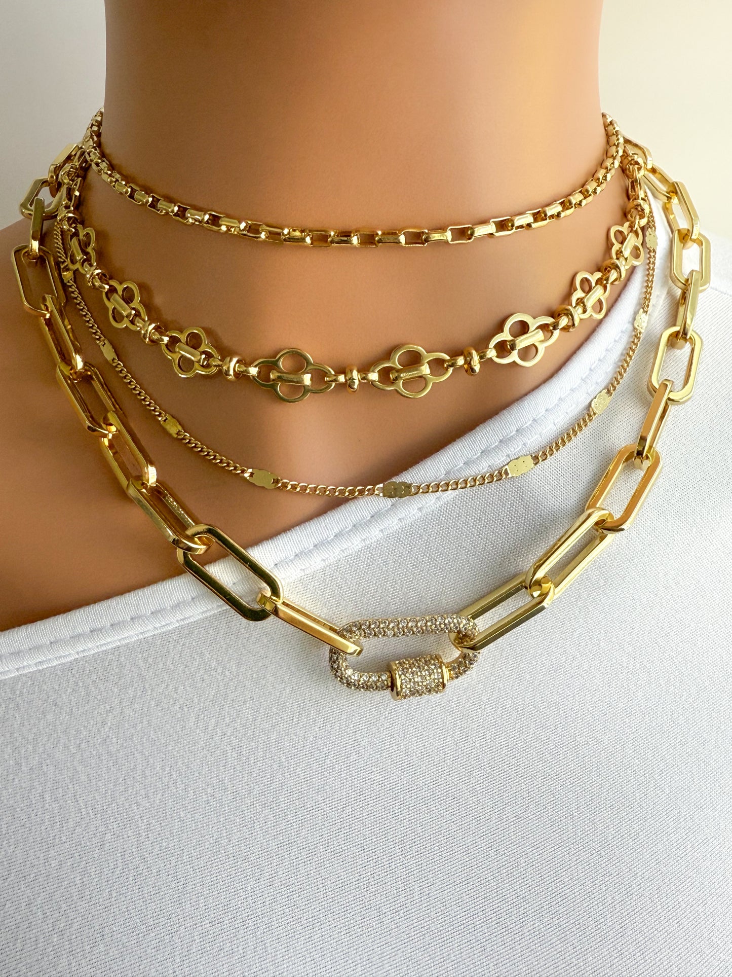 Clover Chain Necklace