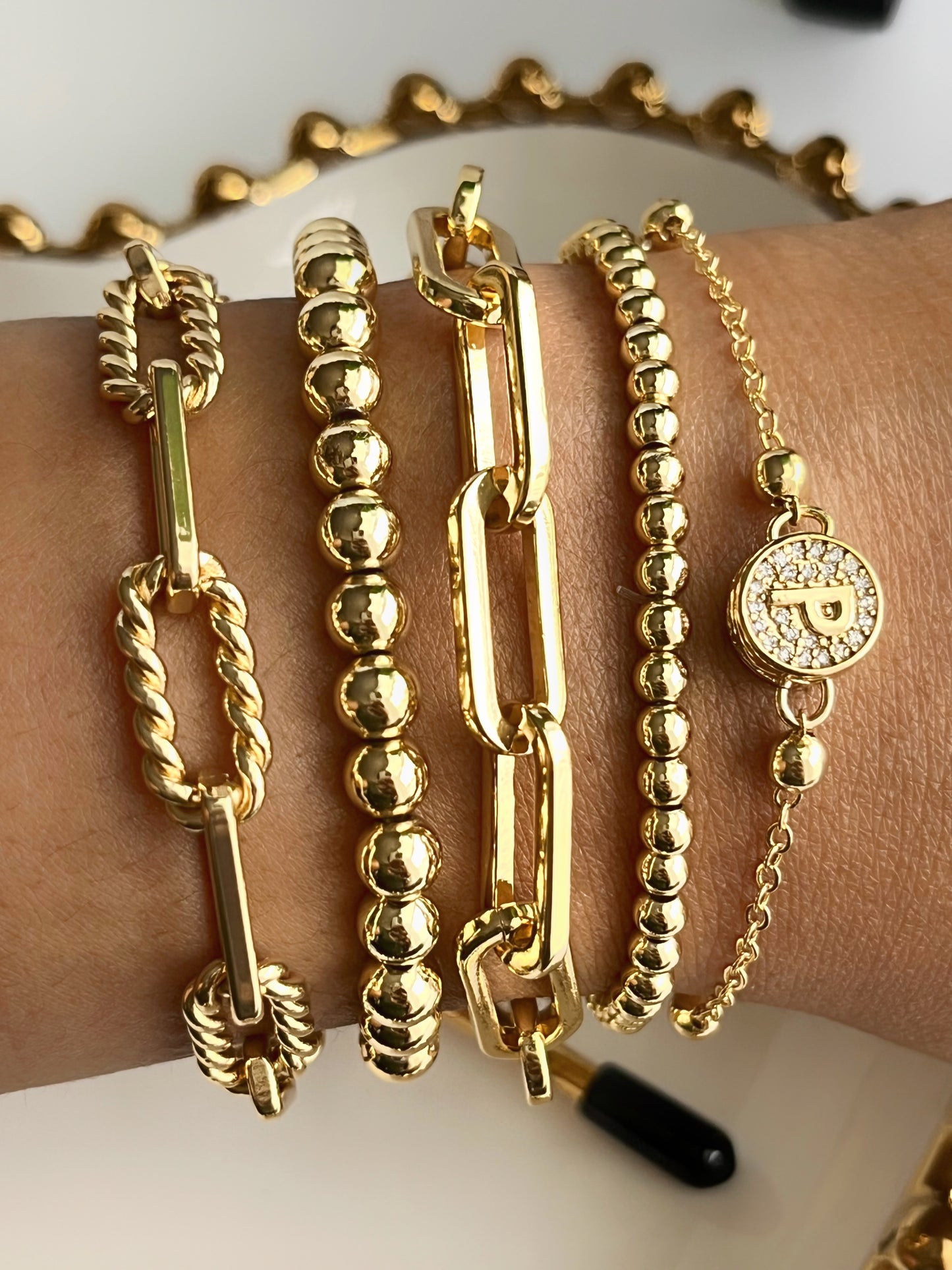 Twisted Paperclip Bracelet