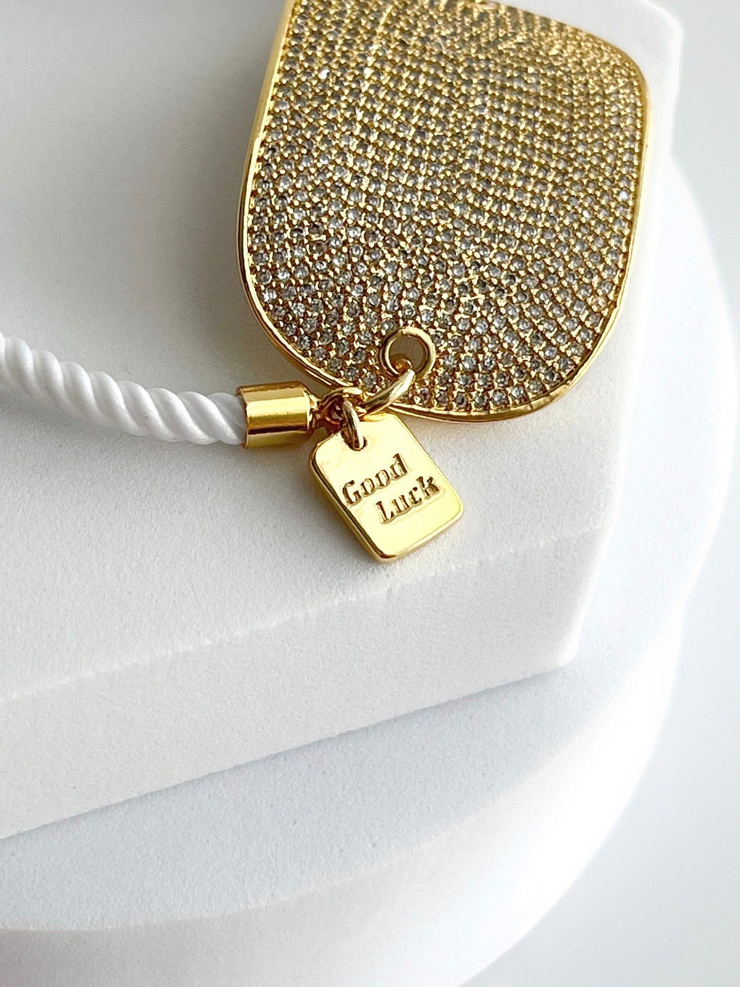 Oval CZ Adjustable Slider Bracelet