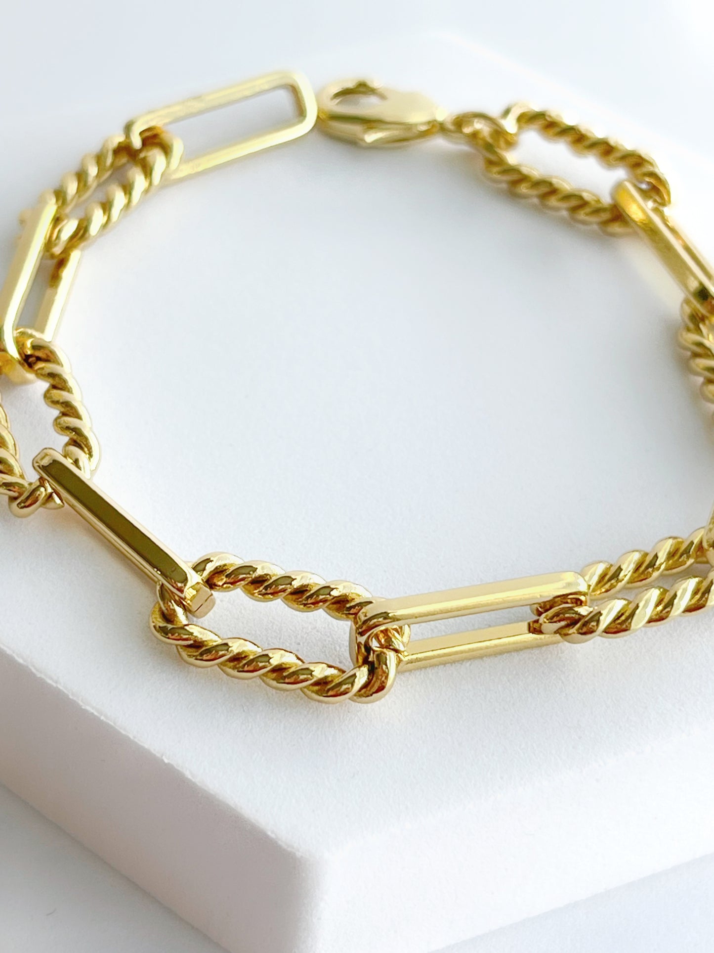 Twisted Paperclip Bracelet
