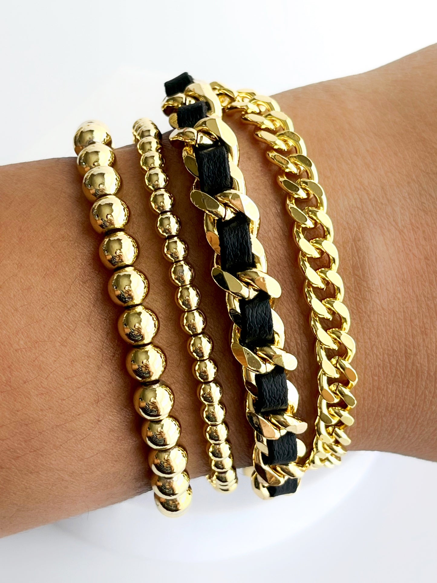 Double Chain Adjustable Slider Bracelet