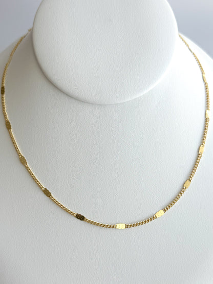 Dainty Cuban Chain Necklace