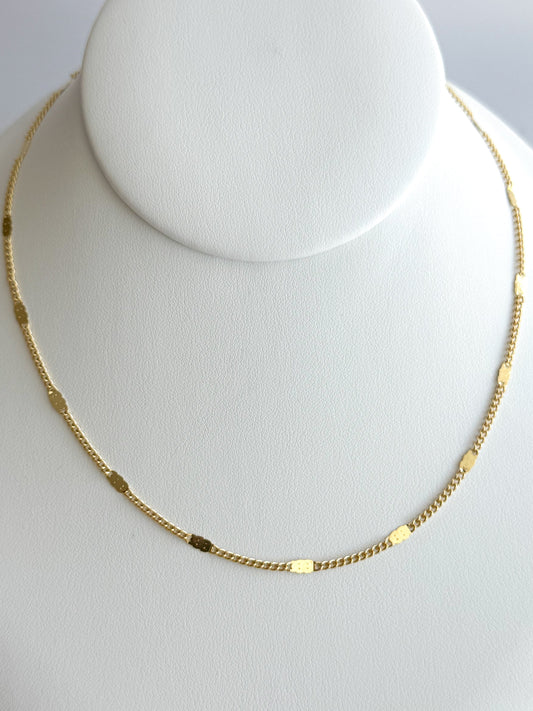 Dainty Cuban Chain Necklace