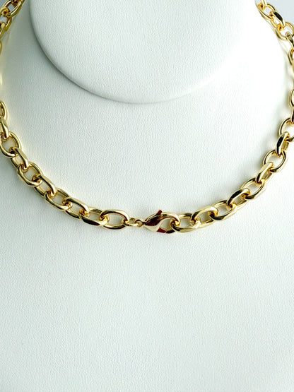 Clear Pig Nose Chain Necklace