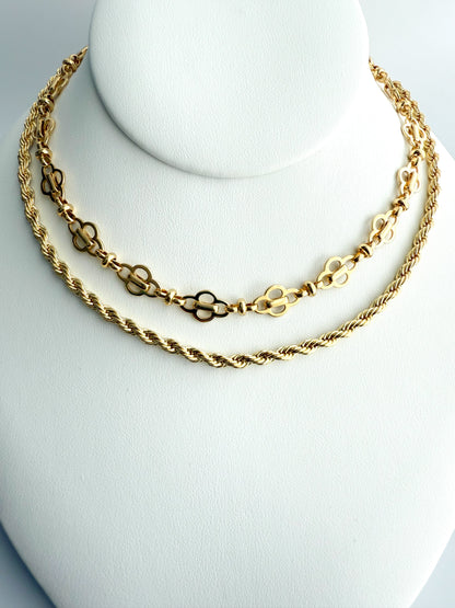 Clover Chain Necklace