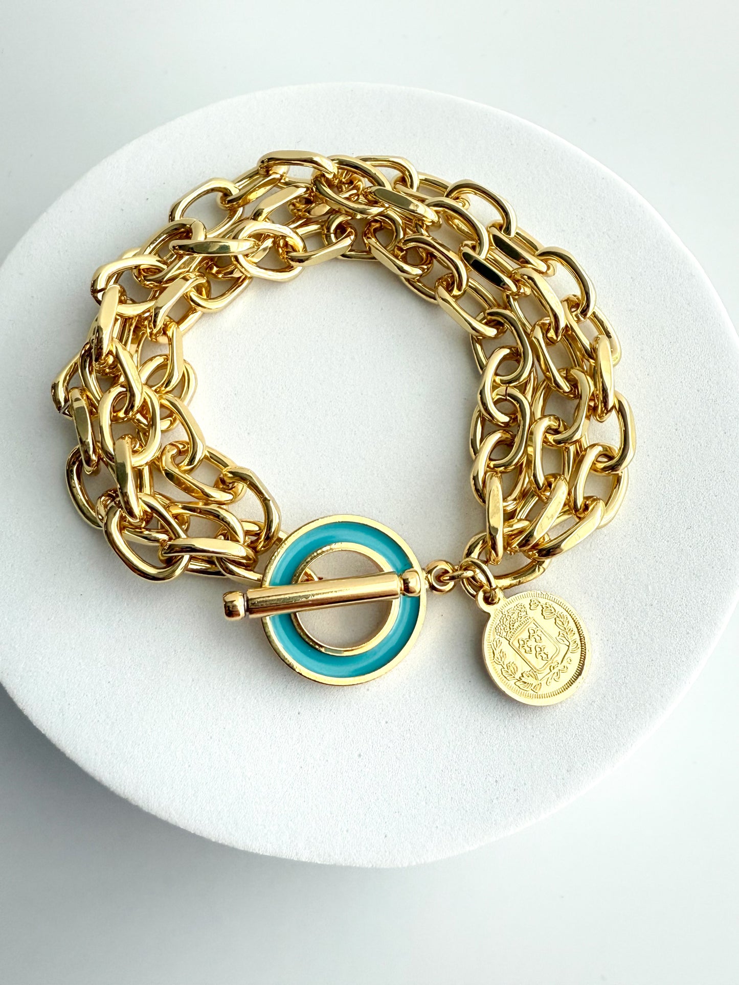 Chunky Multi Chain Bracelet