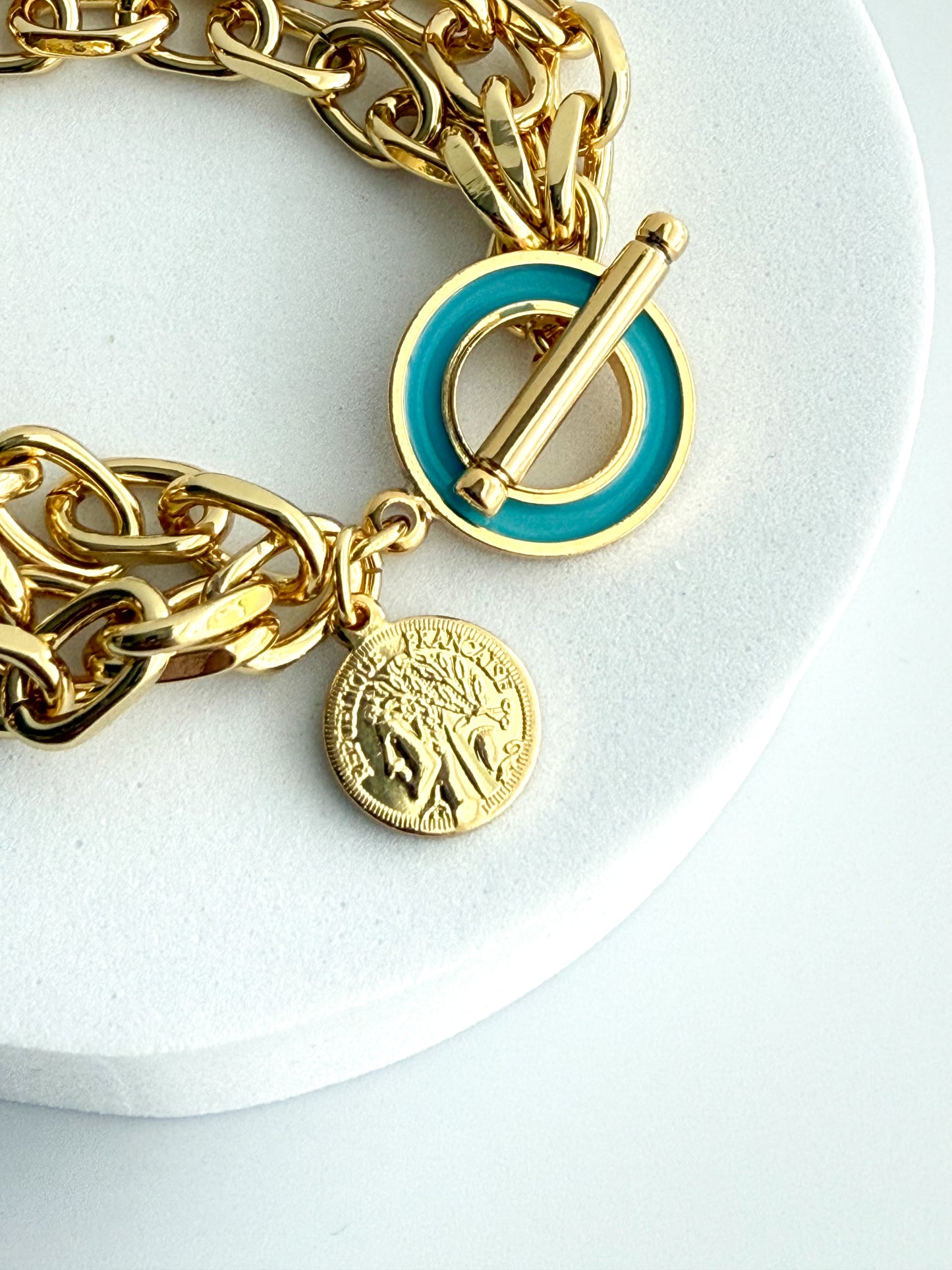 Chunky Multi Chain Bracelet