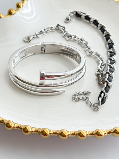 Hinged Nail Bangle