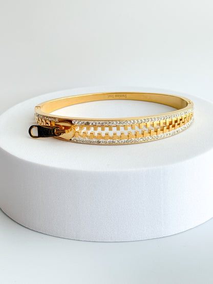 Stainless Steel Zipper Bracelet
