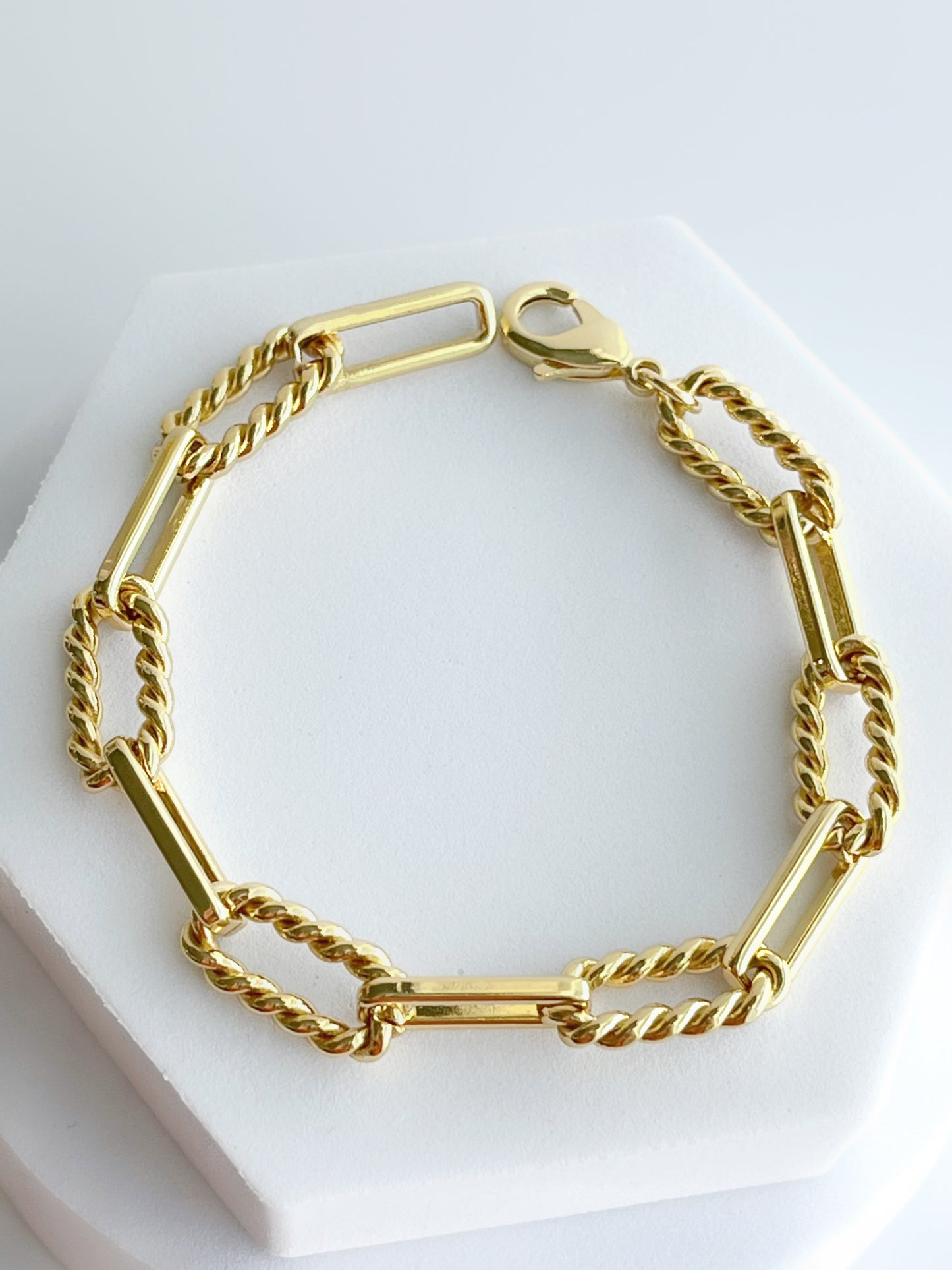 Twisted Paperclip Bracelet